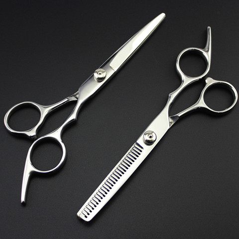 Japan 4cr steel 6'' cut hair scissors haircut sissors thinning barber makas haircutting hair cutting shears hairdresser scissors ► Photo 1/6