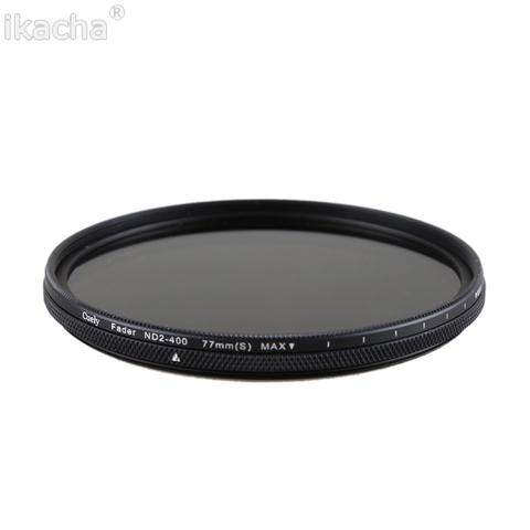 49 52 55 58 62 67 72 77 82mm Slim Adjustable Neutral Density ND2-400 Filter for Canon Nikon Sony All Camera Lens ► Photo 1/6