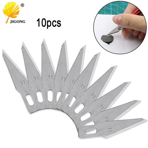 10pcs 11# Blades for Wood Carving Tools Engraving Craft Sculpture Knife Scalpel Cutting Tool PCB Repair ► Photo 1/6