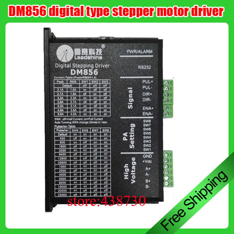 1pcs DM856 32 bit DSP digital driver / 86 stepper motor driver / two-phase stepper motor 20-80VDC ► Photo 1/4