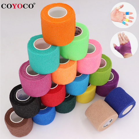 COYOCO Colorful Sport Self Adhesive Elastic Bandage Wrap Tape 4.5m Elastoplast For Knee Support Pads Finger Ankle Palm Shoulder ► Photo 1/6