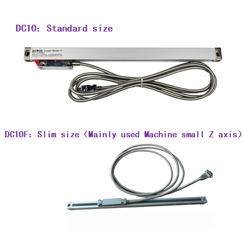 FREE SHIPPING DITRON 1 pcs Linear Scale 1um 50-300mm slim Optical Linear glass scale/encoder/ruler ► Photo 1/1