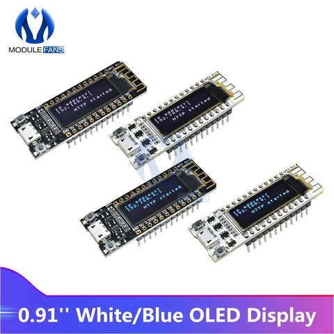Internet of Thing CP2014 ESP8266 0.91 inch OLED 32Mb Flash WIFI Module PCB Board for Arduino NodeMcu IOT Development Board ► Photo 1/6