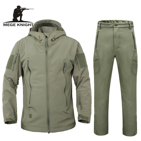 Men autumn winter jacket coat soft shell shark skin clothes, waterproof military clothing camouflage jacket ► Photo 1/6