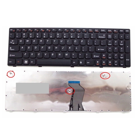 New Keyboard FOR LENOVO FOR IdeaPad G560 G560A G565 G560L US laptop keyboard ► Photo 1/2