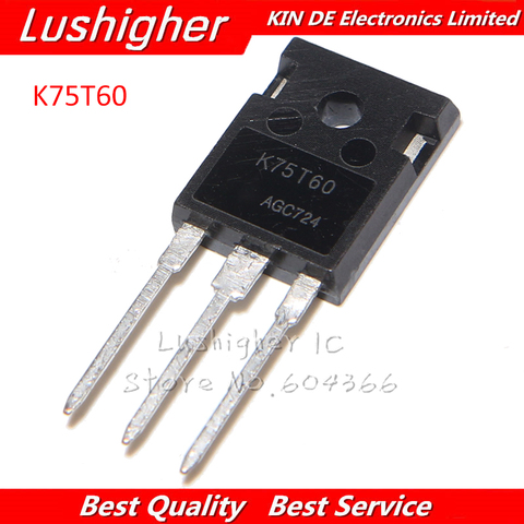 5pcs K75T60 TO-247 IKW75N60T IGBT 600V 80A 428W TO247 ► Photo 1/5