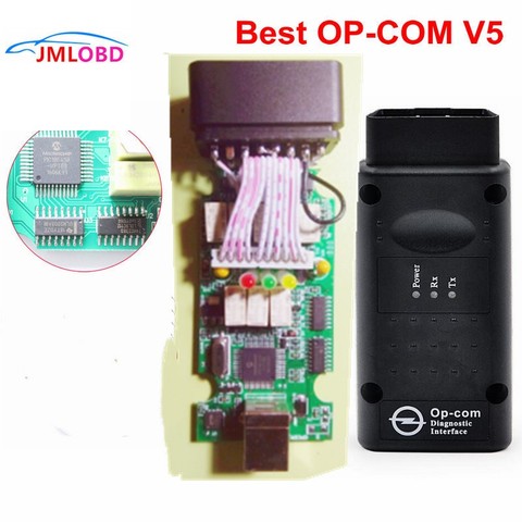 2022 OPCOM V1.95  1.99 Firmware Top Quality OP-COM 1.95 For Opel Diagnostic-tool OP COM v5 with real pic18f458 Chip ► Photo 1/6