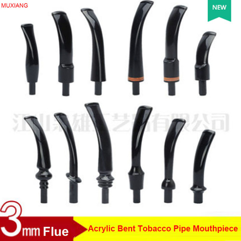 MUXIANG Good Quality 3mm Flue Smoking Pipe Specialized Mouthpiece Acrylic Mouthpiece/Nozzle Fit with 3mm Filter be0017-be0105 ► Photo 1/6