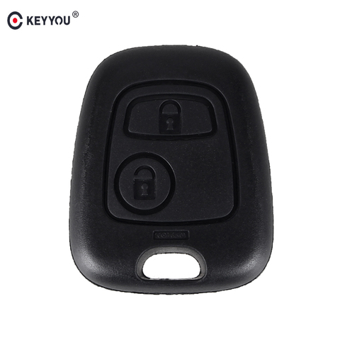 KEYYOU Replacement For Peugeot 307 Entry Key Keyless Remote Fob Shell Case for Peugeot 207 306 307 Free Shipping ► Photo 1/5