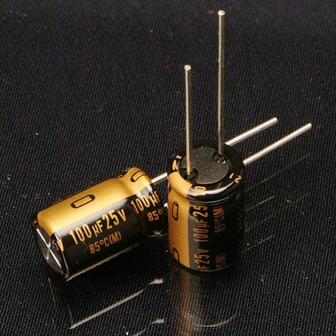 2022 hot sale 10PCS/30PCS new Japanese original nichicon audio electrolytic capacitor KZ 100Uf/25V free shipping ► Photo 1/1