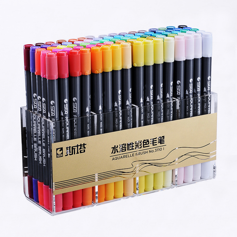 Deli 80 Colors Professional Sketch Marker Pen Double Head Art Oily Mar –  AOOKMIYA