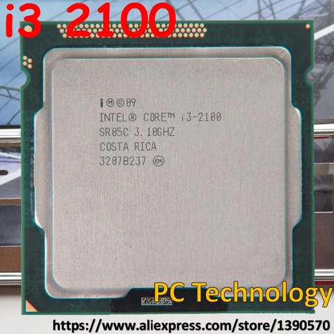 Original Intel i3-2100 i3 2100 CPU Processor 3.1GHz /3MB/Dual Core /Socket 1155/ Free shipping ship out within 1 day ► Photo 1/2