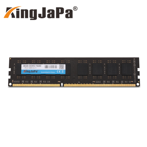 Kingjapa Ram DDR3 4GB 1333 MHz Desktop Memory 240pin 1.5V 2GB 8GB New DIMM 1600 PC3 12800 CL11 DDR2 2G 800MHz PC2-6400U New ► Photo 1/6