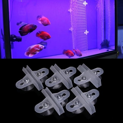 5pcs Aquarium Divider Suction Cup Plastic Sheet Holder Set Fish Tank Fish Aquatic Pet Supplies ► Photo 1/6