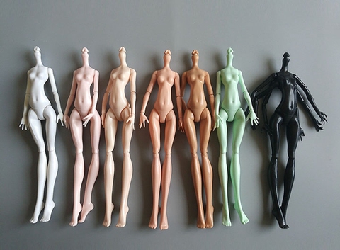 DIY 9Colors Imitation Demon Monster Dolls Naked Body Without Head For Monster High Dolls Fairytales 11 Joints Doll Bodies ► Photo 1/4