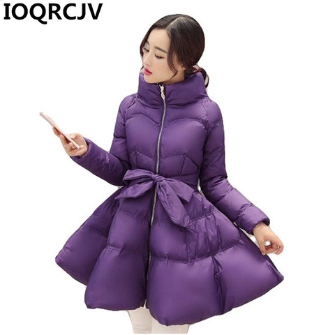 2022 New Fashion winter coat women warm outwear Padded cotton Jacket coat Womens Clothing High Quality parkas manteau femme R853 ► Photo 1/6