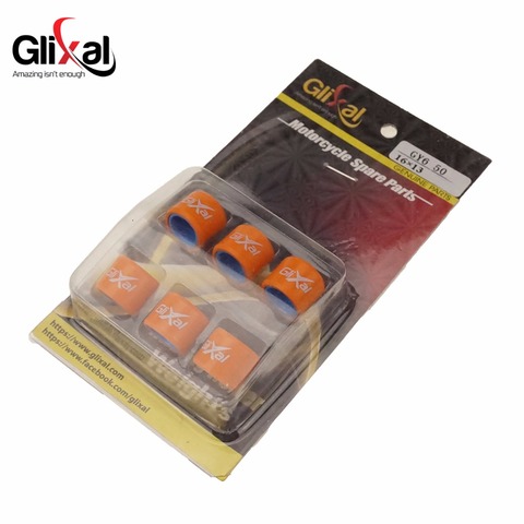 Glixal 16X13mm High Performance Racing Variator Roller Weights Set 139QMB GY6 50cc - 100cc Scooter Moped ATV Go-Kart (5g-10g) ► Photo 1/6