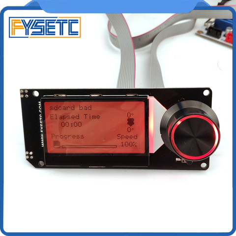 Type A MINI12864 LCD Screen mini 12864 v2.1 Display RGB backlight Black Support Marlin DIY For SKR With SD Card 3D Printer Parts ► Photo 1/6