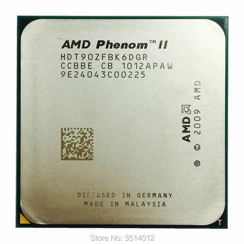 AMD Phenom II X6 1090T Black Edition X6 1090 X6 1090T 3.2 GHz Six-Core CPU Processor  HDT90ZFBK6DGR Socket AM3 ► Photo 1/1