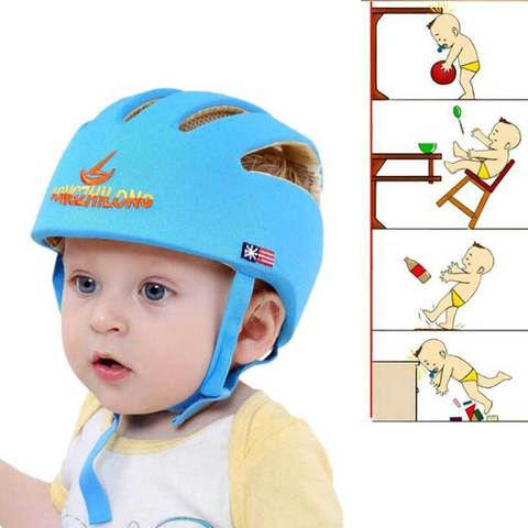 Baby Helmet Safety Protective Helmet For Babies Girl Cotton Infant Protection Hats Children Cap For Boys Girls Capacete Infantil ► Photo 1/6
