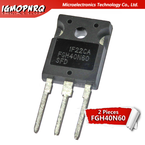 2pcs FGH40N60SFD FGH40N60 TO3P 40N60 600V 40A IGBT transistor ► Photo 1/1