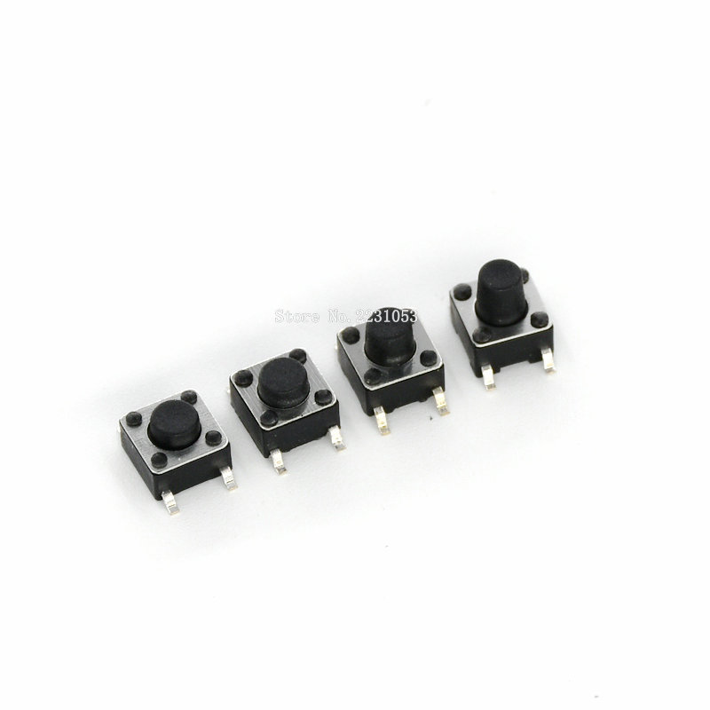 100PCS 3mm×6mm×4.3mm Tact Tactile Push Button Switch DIP-2Pin 