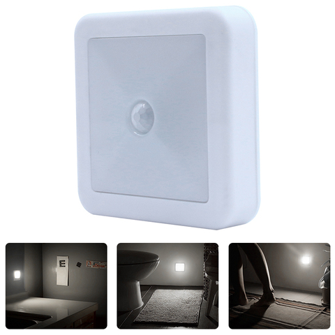 IR Motion Sensor LED Wall Lights Night light Auto On/Off Battery Operated Lamp for Hallway Pathway Staircase Bedside ► Photo 1/6
