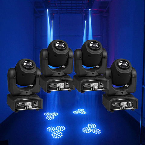 4 Pieces 30W Spot Gobo moving head light led moving head spot stage lighting disco light Professional Stage & DJ DMX Stage Light ► Photo 1/6
