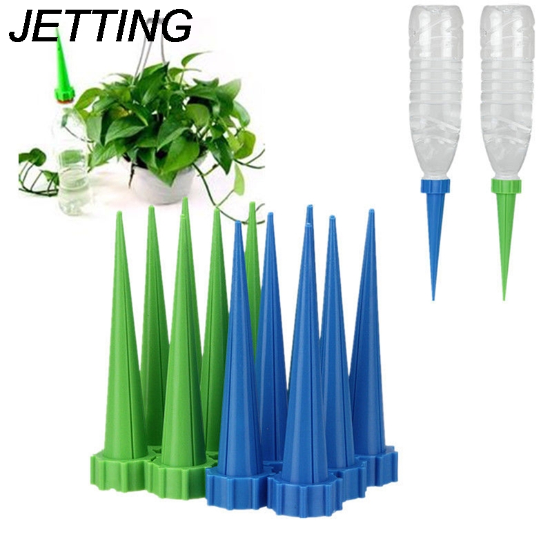 Top Automatic Garden Cone Watering Spike Plant Flower Waterers Bottle 0O 