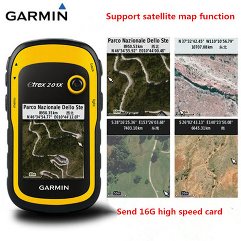100% Original Garmin eTrex 201X Outdoor Handheld GPS Navigator Coordinate Position Indicator Acre Measure etrex 201x unit ► Photo 1/3