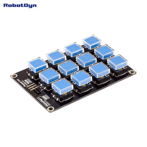 Button Keypad 3x4 module. One analog out. Compatible for Arduino, Raspberry, STM. ► Photo 1/6