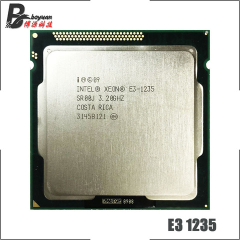 Intel Xeon E3-1235 E3 1235 3.2 GHz Quad-Core CPU Processor 8M 95W LGA 1155 ► Photo 1/1