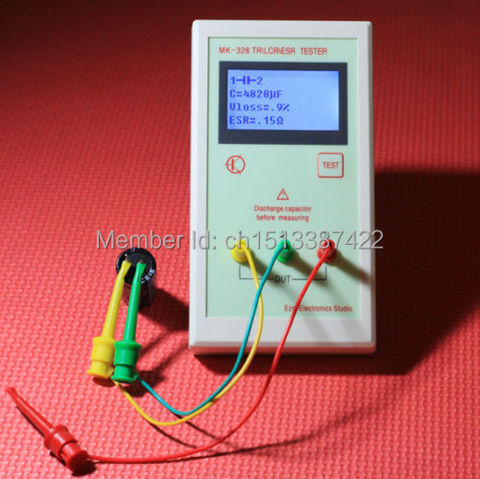 MK-328 TR LCR ESR Tester transistor inductance capacitance resistance ESR meter ► Photo 1/6