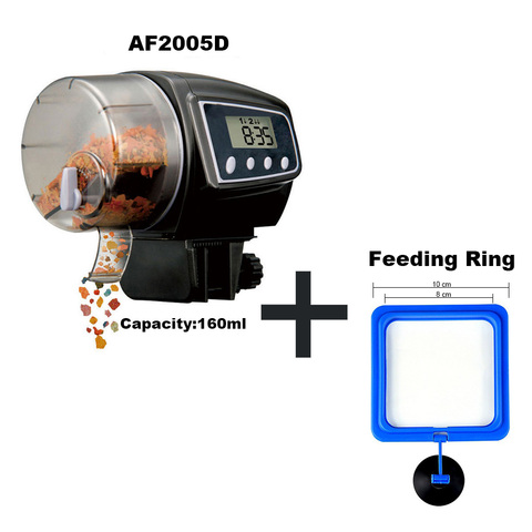 Adjustable Automatic Fish Feeder for Aquarium Fish Tank Digital LCD Auto Feeders with Timer Pet Feeding ► Photo 1/6