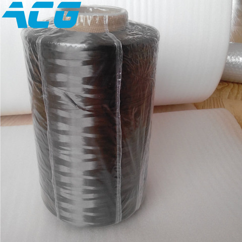 High Modulus 12k Carbon Fiber Roving Yarn Filament Conductive Heating Filament 4900Mpa T700 Made In Japan ► Photo 1/4