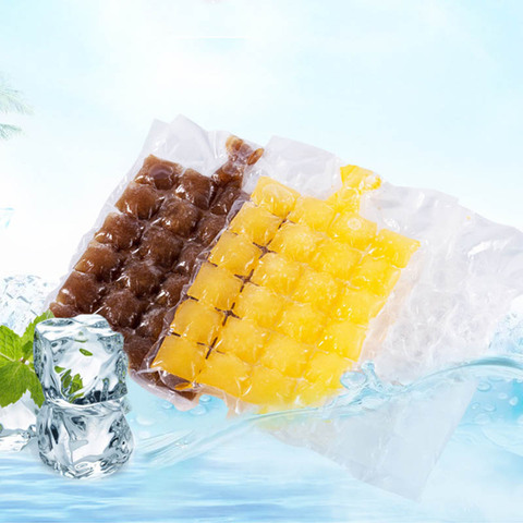 DIY Drinking Tool  Ice-making Bags  10pcs/pack  Ice Cube Tray Mold Disposable Portable Ice Mould  Self-sealing  Kitchen Gadgets ► Photo 1/6