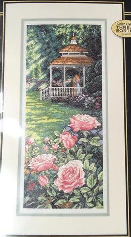 Top Quality Beautiful Lovely Counted Cross Stitch Kit Paradise Found Rose Park Garden Kiss Lover dim 35207  ► Photo 1/2