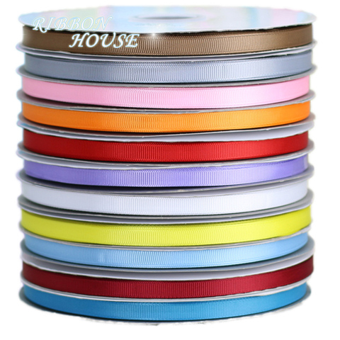 (100 yards/roll) Grosgrain Ribbon Wholesale gift wrap decoration Christmas ribbons ► Photo 1/6