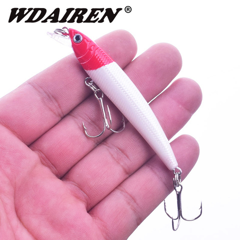 1Pcs Minnow Fishing Lures 75mm 5.5g TopWater Fishing Bait Artificial Hard Baits Bass Crankbait Fishing tackle accessories ► Photo 1/6