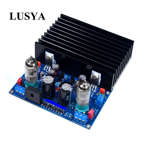 Lusya 6j1 Tube Amplifier Reference X-10D LM1875 hifi 2.0 channel Digital power amplifier board 20W+20W With heatsink T0168 ► Photo 1/6