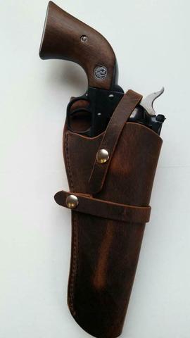 Historical Emporium Men's Right Hand Plain Leather Western Cross Draw Holster ► Photo 1/3