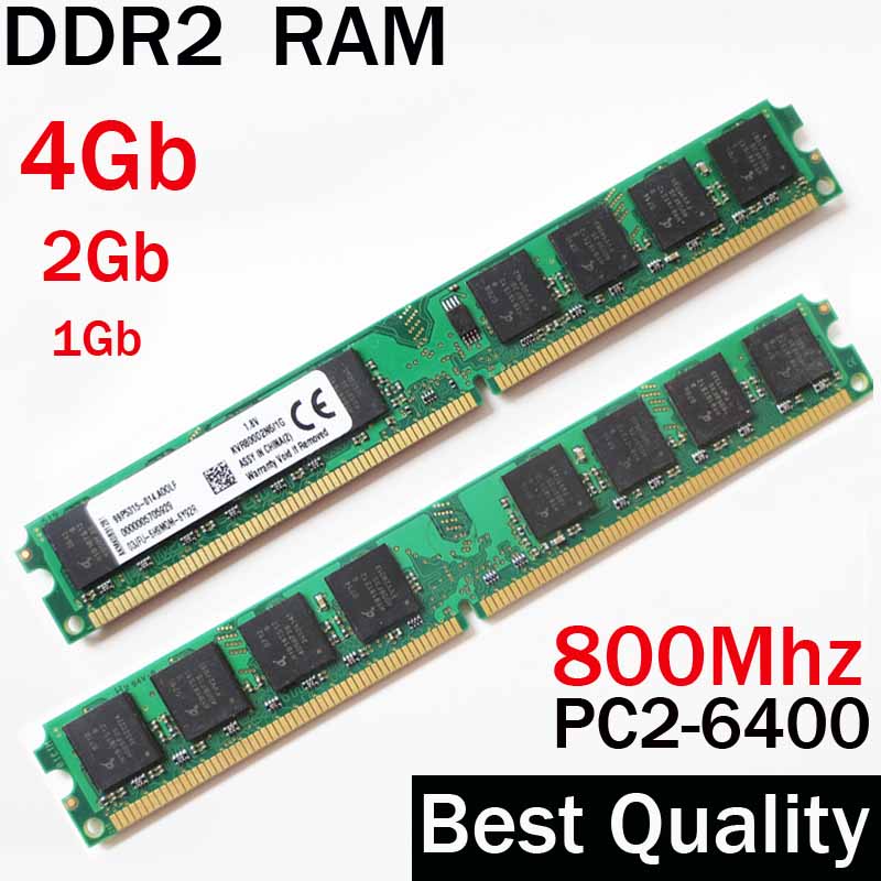 Idol Eksisterer Brandmand 4Gb RAM DDR2 800 4Gb 2Gb 1Gb - DDR2 800Mhz 4Gb / For AMD for Intel memoria ram  ddr2 4Gb single / ddr 2 4 gb memory RAM PC2 6400 - Price