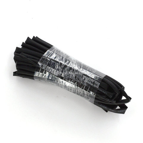 7Meters/LOT 1mm 2mm 2.5mm 3mm 4mm 5mm 6mm Heat Shrink Heat Shrinkable Sleeving Tubing Tube Wrap Wire Kit Black Insulation Sleeve ► Photo 1/6