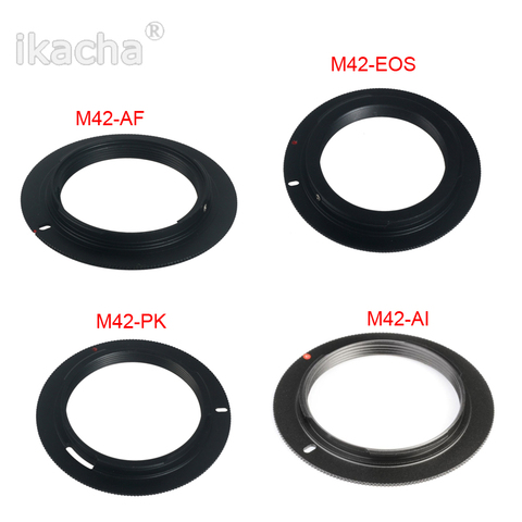 Metal M42 Lens Adapter Ring For M42-EOS AI AF PK Lens Adapter To For Canon Nikon Sony Pentax 20d 40d 50d SLR Camera ► Photo 1/5