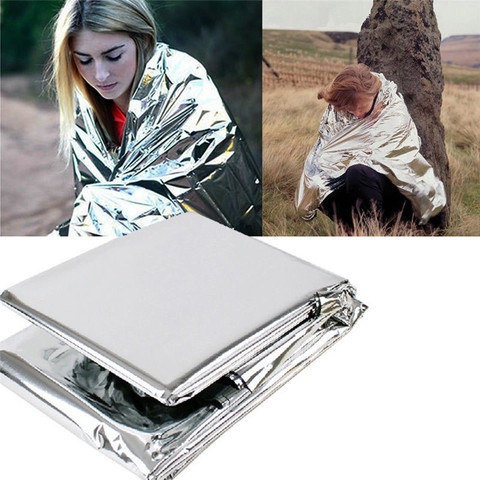 1pcs/lot Waterproof Emergency Survival Foil Thermal First Aid Rescue Blanket ► Photo 1/6