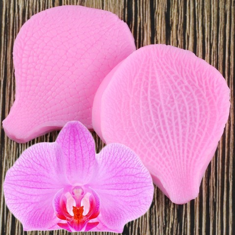 Butterfly Orchid Fondant Silicone Mold 3D Flower Cooking Wedding Decoration Baking Sugar Craft Molds Butterfly Orchid DIY Cake ► Photo 1/6