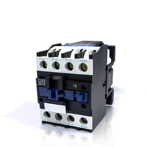 AC 220V contactor CJX2-2510 CJX2-3210 24VAC 1 phase 25A 32A contact 380VAC 3 phase ► Photo 1/3