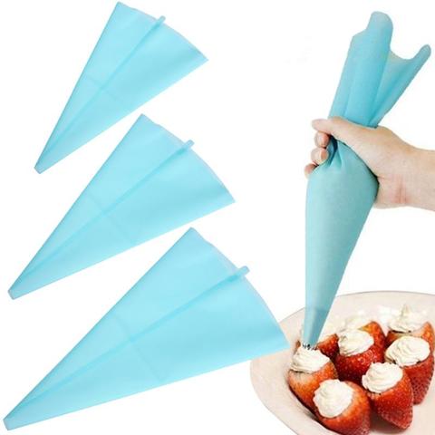 1PC Confectionery Bag Silicone Icing Piping Cream Pastry Bag Nozzle DIY Cake Decorating Tools Kitchen Baking Cake Tools ► Photo 1/6