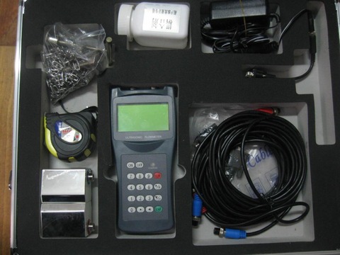 portable ultrasonic flowmeter water digital flow meter sensor counter indicator flow device caudalimetro DN15-100mm DN50-700mm ► Photo 1/6