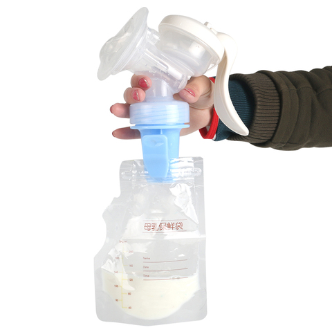 Milk storage bag connector powerful convenient for breast pump accessories electric manual breast pump be applied anti-overflow  ► Photo 1/1